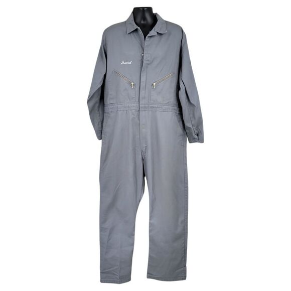 Walls Vintage Coveralls Gray Men's Workwear Work Wear - Picture 1 of 14